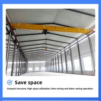 Pont roulant électrique monopoutre personnalisé 3 tonnes 5 tonnes pour ateliers mécaniques, hauteur de levage 10m, garantie 4 ans, commande au sol et à distance