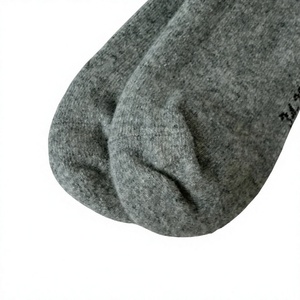 Wholesale Grey Ankle <b>Socks</b> Wool Breathable Knitted Solid Color For Adults Daily Casual Wear Spring Season - Product Image 2