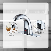Robinet de salle de bain intelligent à capteur électronique moderne, vente directe usine, robinet à capteur unique pour lavabo
