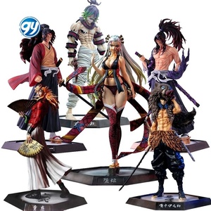 11 Modelli <span class=keywords><strong>Demon</strong></span> <span class=keywords><strong>Slayer</strong></span> Figure Anime in PVC di Kochou Shinobu, Sabito, Tomioka Giyuu, Daki, Hashibira Inosuke, Uzui Tengen, Akaza - Product Image 1
