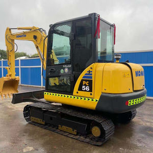 Bon état Komatsu PC56 Mini excavatrice d'occasion pelleteuses PC50MR PC55MR PC56 PC60 PC70 PC78US en stock à vendre - Product Image 1