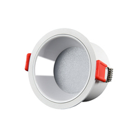 Spot LED encastré au plafond SMD 3000K 4000K 6000K, à coupelle profonde, anti-éblouissement, en aluminium, rond