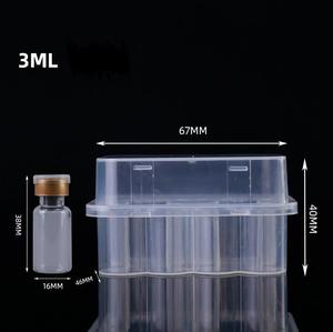3ml 5ml 7ml 10ml 10cc Custom Cillin Bottle Packaging Storage Box <b>Plastic</b> Clear Vial Box <b>Boxes</b> Vials Holder - Product Image 5