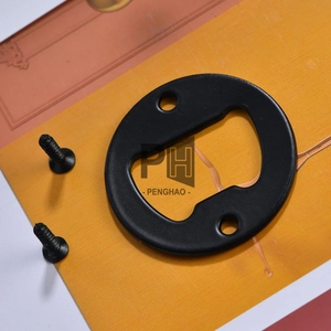 Abridor de botellas de 40mm de hierro redondo, cerveza de maíz, abierto, Bronce Antiguo, plata, apto para Bar/hogar/restaurante/Cocina/<span class=keywords><strong>Pub</strong></span>, abridor de estampado OEM - Product Image 6