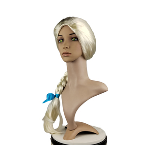Peluca <span class=keywords><strong>de</strong></span> disfraz <span class=keywords><strong>de</strong></span> <span class=keywords><strong>princesa</strong></span> Elsa, pelo sintético <span class=keywords><strong>de</strong></span> Frozen, precio bajo, venta al por mayor y <span class=keywords><strong>de</strong></span> fábrica - Product Image 5