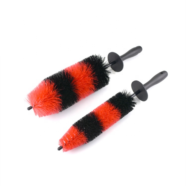 Щетка для автомобиля, инструмент для чистки колесных ободов, красного и черного цвета