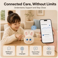 Robot éducatif en peluche intelligent avec IA, jouet d'apprentissage multilingue (66 langues), compagnon vocal interactif pour enfants