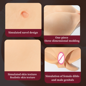 Calcinhas de Silicone de Cintura Alta com <span class=keywords><strong>Vagina</strong></span> Falsa, <span class=keywords><strong>Vagina</strong></span> Artificial para Transvestidos, Pode Ser Inserida para Homens CD que se Vestem de Mulheres - Product Image 5
