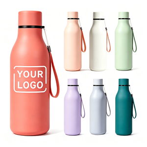 High Quality 550ml Tumbler Water <b>Bottle</b> Wholesale Thermal Double Wall Stainless Steel Sport Water <b>Bottle</b> with Custom logo - Product Image 1