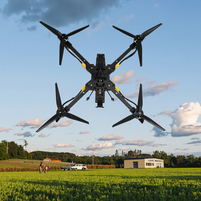 Axisflying 2025 Professional 13-inch Carbon Fibre FPV Drone 10 km Flight Range 4kg-6kg Payload GPS Positioning HD Night Vision