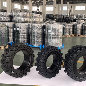 Neumático Sólido Antipinchazos 33x12 20 12 16.5 10-16.5 16 Pulgadas SKS con Llantas para Tractor Agrícola - Product Image 2