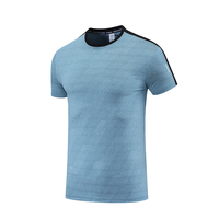 T-shirts Homme Tissés Coupe Ajustée Séchage Rapide Col Rond Style Sportif Motif Cachemire pour Salle de Sport avec Logo Personnalisé Teints Unis Vierges Vente en Gros