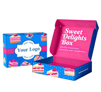 Boîtes d'emballage en papier personnalisées avec logo, écologiques, de qualité alimentaire, imprimées, pliables, pour gâteaux, biscuits, pain, pâtisseries, beignets, macarons
