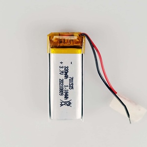 Có thể sạc lại Li ion Battery cell 3.7V 701535 320mAh công suất cao cuộc sống lâu dài với PCB và dây cho chơi game điều khiển - Product Image 3