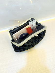 New Cross-border Celebrity Evening Polyester <b>Clutch</b> Bag Temperament Rhinestone Satin Bride Bridesmaid European-American Tanjing - Product Image 3