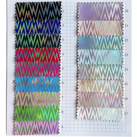 Cuir synthétique PVC anti-abrasion à ondes laser, épaisseur 0,6-0,7 mm, 54/55 pouces, prix usine, pour sacs à main, boîtes de rangement, étuis de téléphone 72111