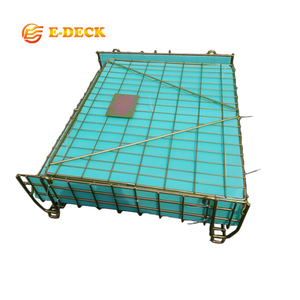 صندوق شبكي معدني مجلفن قابل للطي والتكديس لزجاجات البلاستيك - Product Image 4