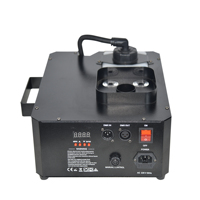 Machine à fumée LED MOKE 1000W avec 4x1W lumières RGB, télécommande sans fil DMX512, générateur de fumée portable pour scène, fête, club, mariage