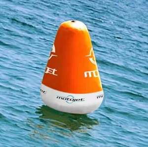 Boya de agua con marcador <span class=keywords><strong>flotante</strong></span>, boyas triangulares inflables, flotadores inflables, banderín - Product Image 3