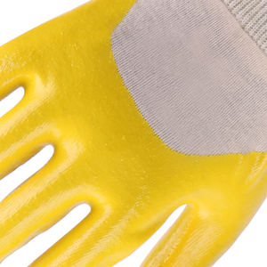 Xingyu-guantes de trabajo de nitrilo suave, guantes de seguridad de algodón con carcasa de poliéster, 13G, U3, China - Product Image 4