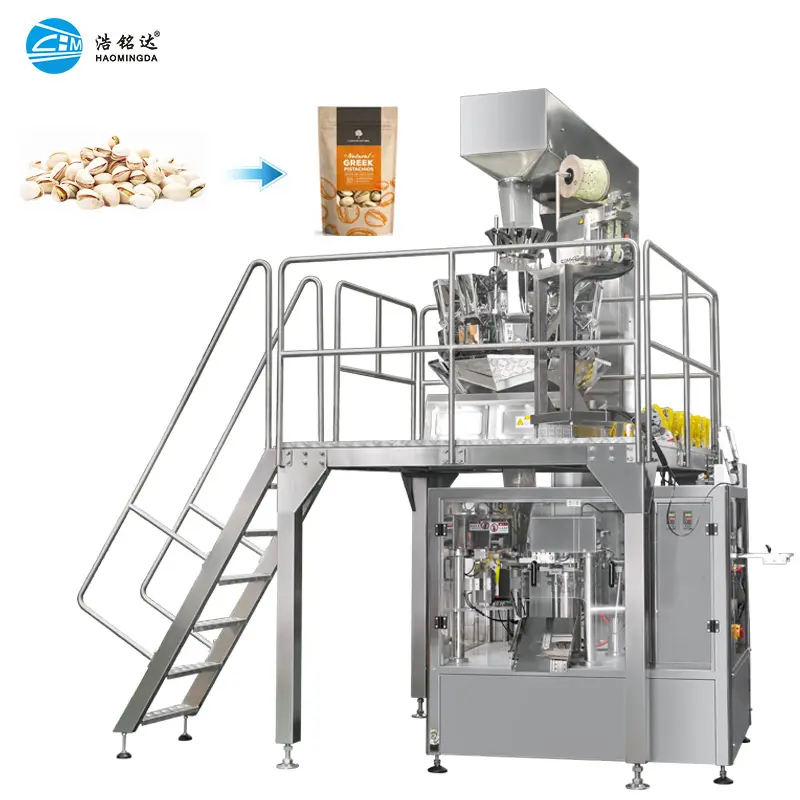 Pacote automático Abóbora Sementes De Girassol Frutas secas Mirtilos Amendoins Pistácios Cajus Embalagem Máquina De Embalagem Máquinas