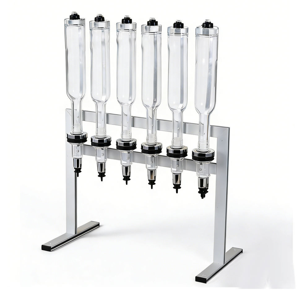 6 Bottles Wall Mounted Perfume Oil Dispenser Rack for DIY Perfume Bar ...