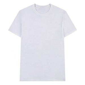 High Quality Men's O Neck T Shirts Custom Modal <b>Blank</b> Heavy <b>Weight</b> Compressed Wholesale - Product Image 1
