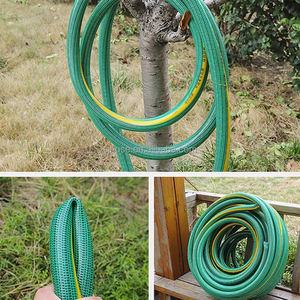 Tuyau d'arrosage <span class=keywords><strong>anti</strong></span>-pliage Tuyau d'arrosage en fibre de PVC Tuyau d'arrosage résistant à la torsion Tuyau de pulvérisation d'eau Tuyau coloré d'irrigation - Product Image 5