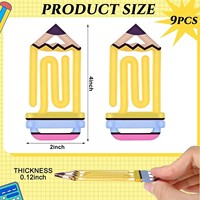 Marcadores de Acrílico con Diseño de Dibujos Animados para Estudiantes, para Libros, Cuadernos, Tarjetas, Kit de Fabricación de Joyería
