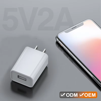 Usine directe personnalisée 5v2a 2 Amp 5w 10w 12w 5v 1a 1.5a 2a 2.1a Cube de charge de sécurité Bloc Chargeur Usb Dc 5v 2a Chargeur Pse