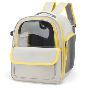 New Model Supply <b>Cat</b> <b>Carrier</b> Pet Bag Outdoor Portable Double Shoulder Breathable Side Open Large Space Zipper - Product Image 1