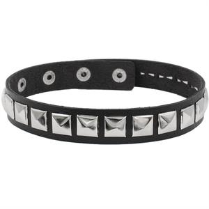 Collier ras du <span class=keywords><strong>cou</strong></span> en cuir clouté Skeleteen Biker - Bijoux gothique punk rock n roll, accessoires en cuir et métal, collier <span class=keywords><strong>de</strong></span> costume - Product Image 4