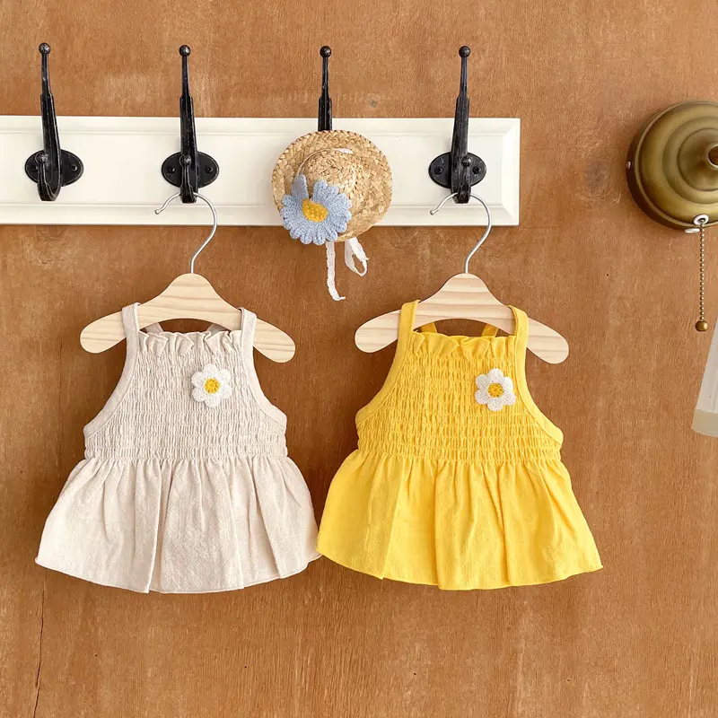 Dễ thương Daisy DRESS treo Công Chúa Váy mèo quần áo chó mùa hè mỏng phần bichon vest nhỏ quần áo chó ăn mặc vật nuôi