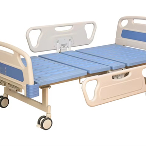 Cama de Hospital de Alta Calidad con 2 Manivelas de ABS para Cuidado de Enfermería, con Ruedas Silenciosas y Barandillas de ABS - Product Image 3