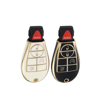 Coque de protection de porte-clés de style original pour Dodge Journey RAM Chrysler 300C Jeep Grand Cherokee