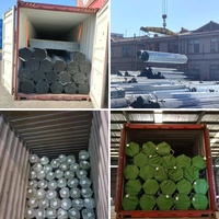 Lista de Precios de Tuberías de Acero Galvanizado por Inmersión en Caliente, Redondas, de 13 mm a 300 mm de Diámetro Exterior, para Agua, Gas y Construcción, Venta al por Mayor, Proveedor de Fábrica OEM