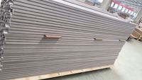 Plinthe de plafond en PVC haute densité, design moderne, étanche, couleur bois, pour la construction d'hôtels et de maisons, matériaux de construction