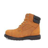 Chaussures de sécurité pour hommes, style sport, en cuir de buffle, avec construction Goodyear Welted, conformes aux normes ESD, pour l'aviation