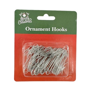 Giáng Sinh Kim Loại Trang Trí S Móc 100Pcs Bóng Móc Treo Bạc/Màu Xanh Lá Cây/Vàng Giáng Sinh Trang Trí - Product Image 3