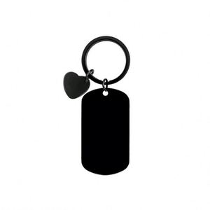 Wholesale Fashion Charms Mirror Polish Strip Bar Carabiner <b>Keychain</b> Stainless Steel Stamping Blank DIY Custom Name Engrave Tags - Product Image 4