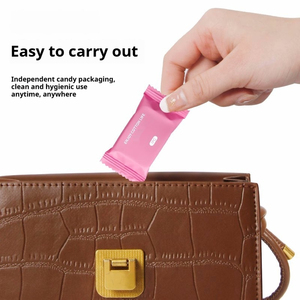 Biểu Tượng Tùy Chỉnh Dùng Một Lần Nén Mặt Khăn Thiết Kế Mới Vòng Bông Nhà Vệ Sinh Mô Du Lịch Nguồn Cung Cấp - Product Image 4