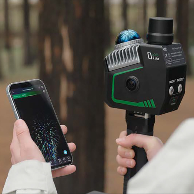 Ligrip O2 Lite Handheld 3D Laser Scanning Lidar Slam GNSS RTK Laser Scanner Engineering 3D Scanning for Professional Surveying