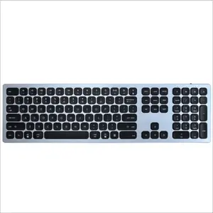 2024 Original Parts Dual Mode full size Keyboard 110 Keys 2.4Ghz Multi system Compatible Wireless Portable Keyboard