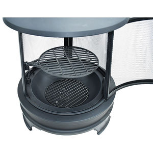 Ur-Health Stufa Rotonda da Esterno con Camino per Barbecue <span class=keywords><strong>e</strong></span> Riscaldamento, per Carbone <span class=keywords><strong>e</strong></span> Legna - Product Image 6