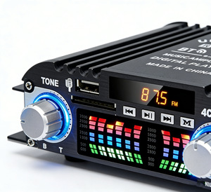Amplificador de Potencia BT998, Mini Amplificador de Potencia, Radio con Reproductor USB, Amplificador de <span class=keywords><strong>Audio</strong></span> para Auto y Hogar de 12v - Product Image 4