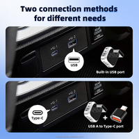 Adaptador Inalámbrico Portátil OEM para Carplay y Android Auto 2 en 1, Caja Multimedia para Transmisión en el Automóvil, Adaptador Car Play, Dongle USB Carplay