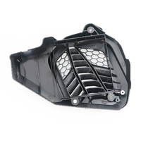 PCX 125/155 2018 Scooter motor parçaları için modifiye karbon Fiber Fairing radyatör kapağı