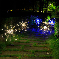 LED Solar betriebene boden montierte Sky Star Kupferdraht laternen Bunte dekorative Beleuchtung im Innenhof