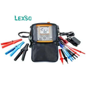 เครื่องวัดความต้านทานฉนวน Lexso รุ่น 1497 โอห์ม จอแสดงผลดิจิตอล พร้อมสายทดสอบและแคลมป์สำหรับการทดสอบทางไฟฟ้า - Product Image 1