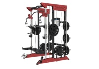Machine Smith multifonctionnelle commerciale en métal pour entraînement de force avec fonction d'entraînement des triceps, garantie 3 ans, certifiée CE